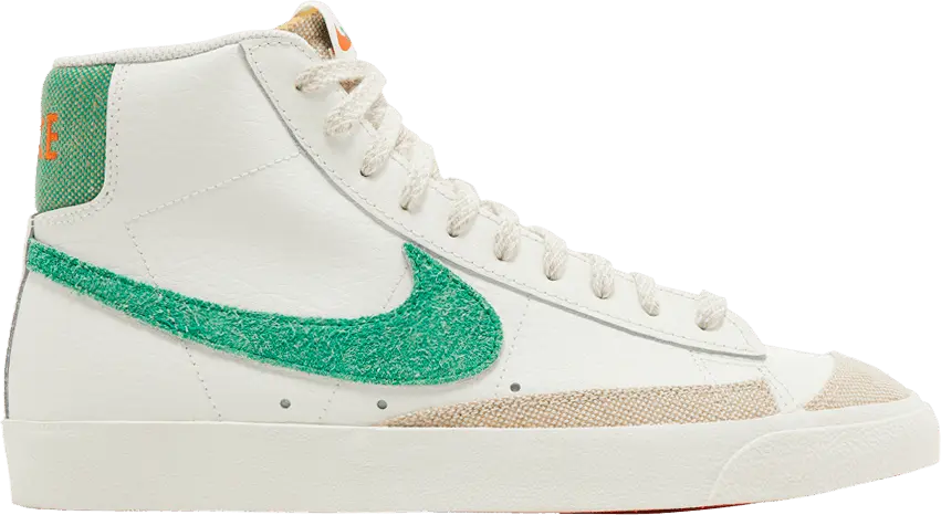  Nike Blazer Mid 77 Vintage Sail Stadium Green