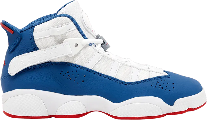  Jordan 6 Rings GS &#039;White True Blue&#039;