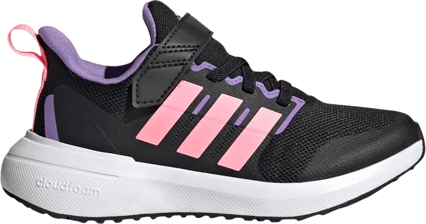  Adidas FortaRun 2.0 EL Little Kid &#039;Black Beam Pink&#039;