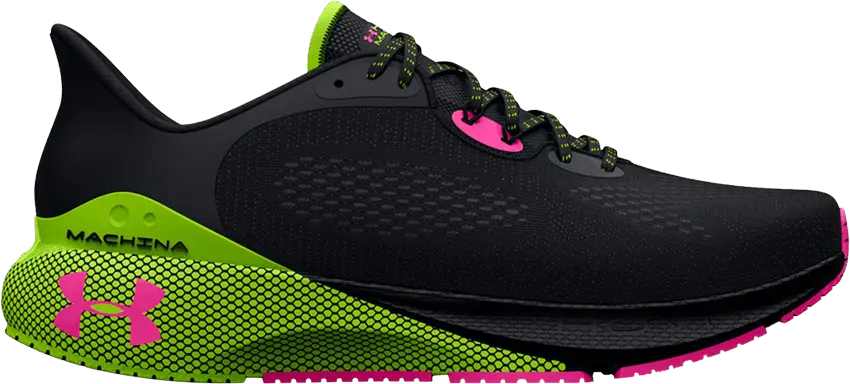  Under Armour HOVR Machina 3 &#039;Black Lime Surge&#039;