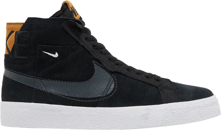  Nike Zoom Blazer Mid Premium SB &#039;Black Patchwork&#039;