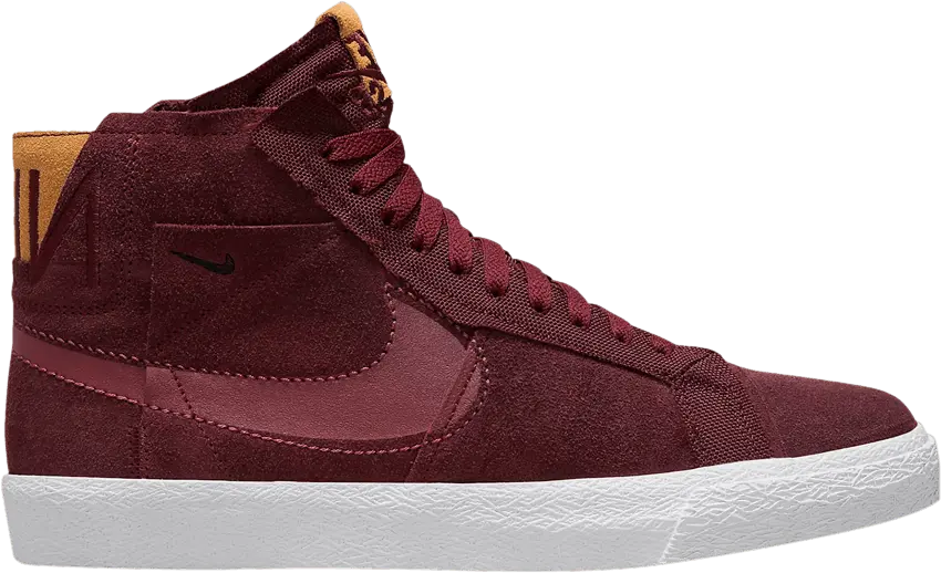 Nike Zoom Blazer Mid Premium SB &#039;Maroon Patchwork&#039;