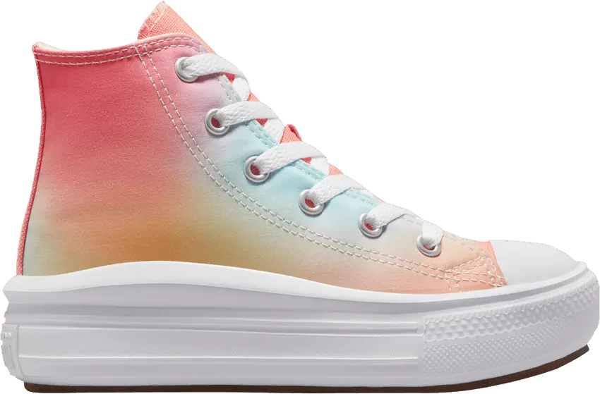  Converse Chuck Taylor All Star Move Platform High PS &#039;Rainbow Ombre&#039;