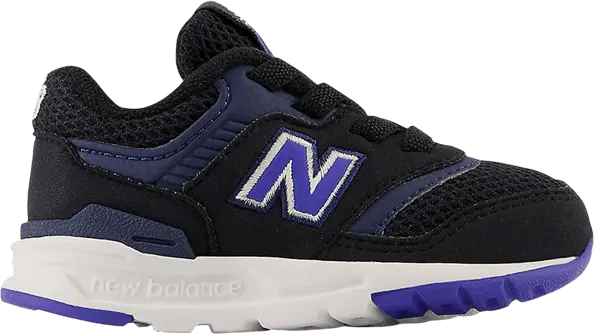  New Balance 997H Bungee Lace Toddler Wide &#039;Black Marine Blue&#039;