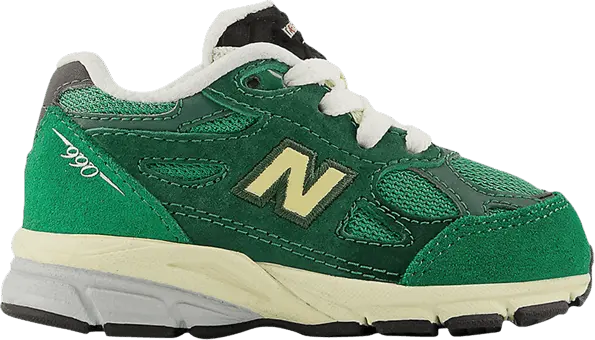  New Balance 990v3 Toddler &#039;Green Gold&#039;