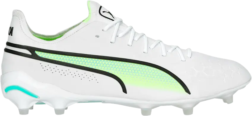  Puma King Ultimate FG AG &#039;White Electric Peppermint&#039;