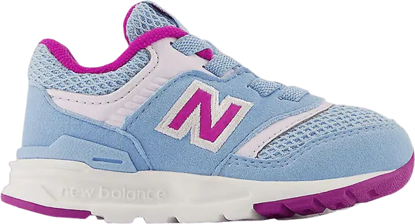  New Balance 997H Bungee Lace Toddler Wide &#039;Blue Purple Punch&#039;