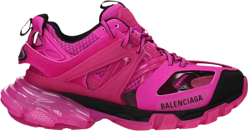  Balenciaga Track Clear Sole Dark Pink (Women&#039;s)