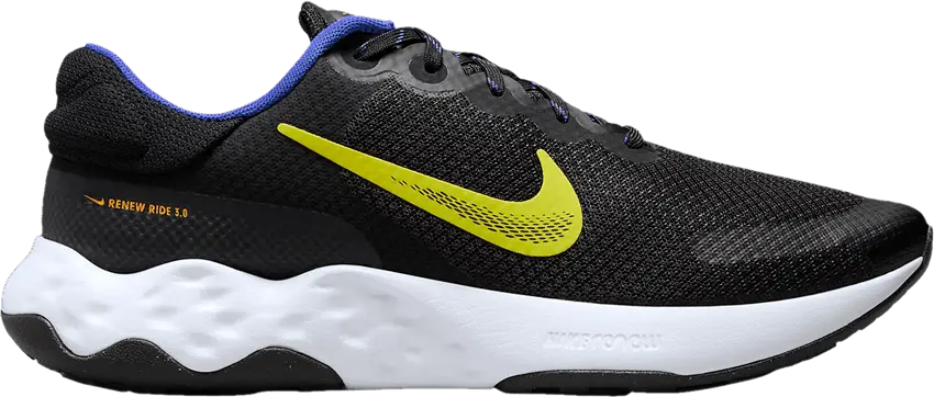 Nike Renew Ride 3 &#039;Black High Voltage&#039;
