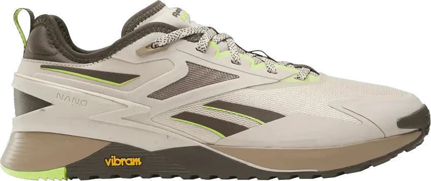  Reebok Nano X3 Adventure &#039;Stucco Laser Lime&#039;