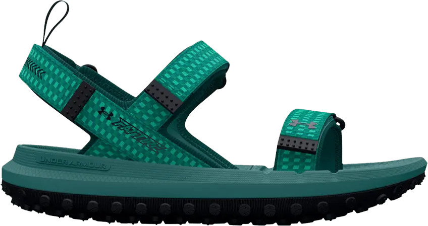 Under Armour Fat Tire Sandal &#039;Coastal Teal Black&#039;