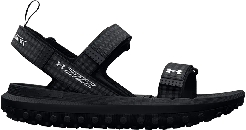 Under Armour Fat Tire Sandal &#039;Black White&#039;