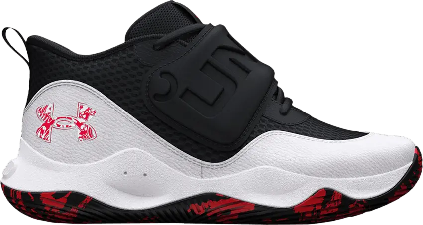  Under Armour Zone BB 2 GS &#039;Black White&#039;