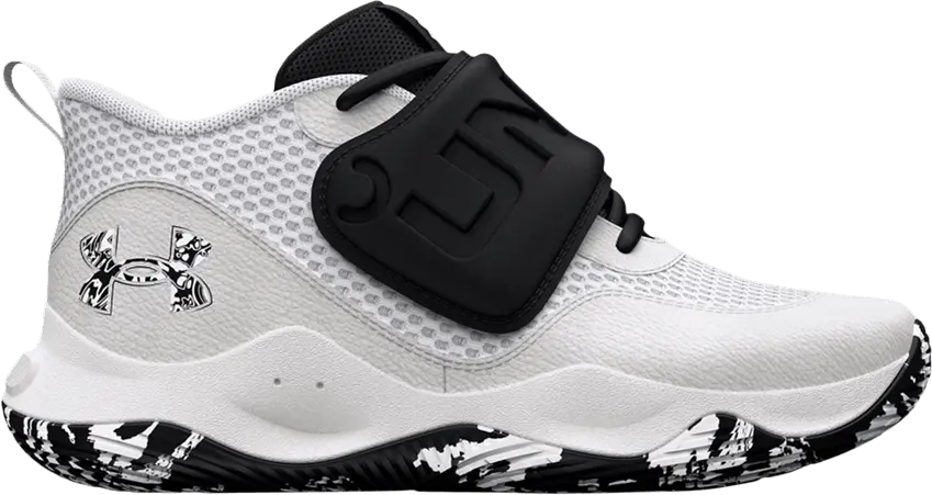  Under Armour Zone BB 2 GS &#039;White Black&#039;