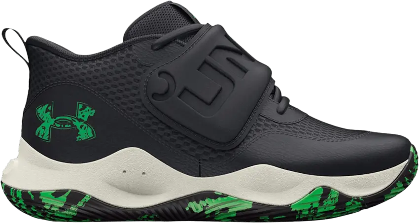 Under Armour Zone BB 2 GS &#039;Black Green Screen&#039;