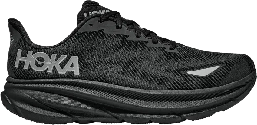  Hoka One One Clifton 9 GTX Black Black