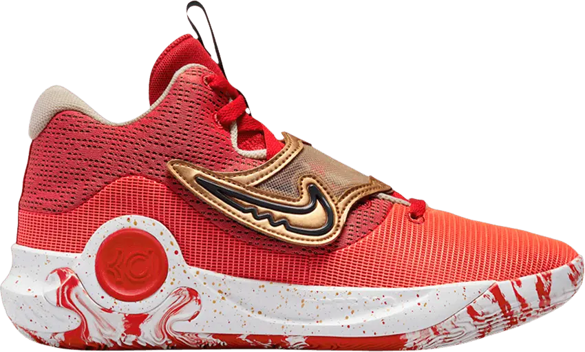 Nike KD Trey 5 X EP &#039;University Red Metallic Gold&#039;