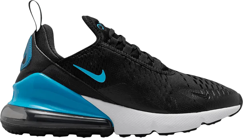  Nike Air Max 270 GS &#039;Black Blue Lightning&#039;