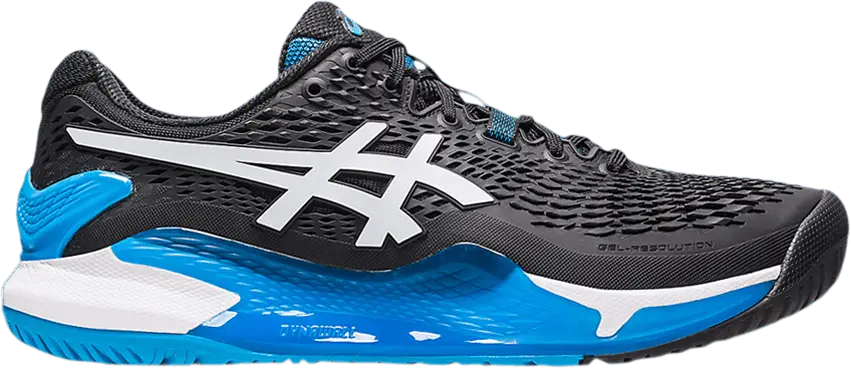  Asics Gel Resolution 9 &#039;Black Blue&#039;