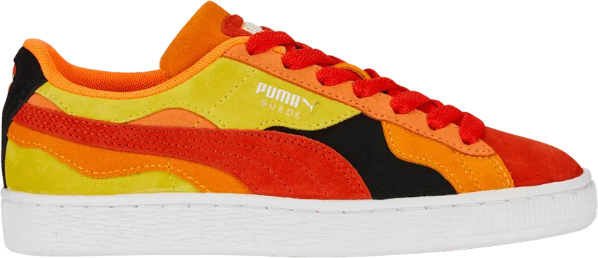  Puma Suede Big Kid &#039;Camowave - Warm Earth&#039;