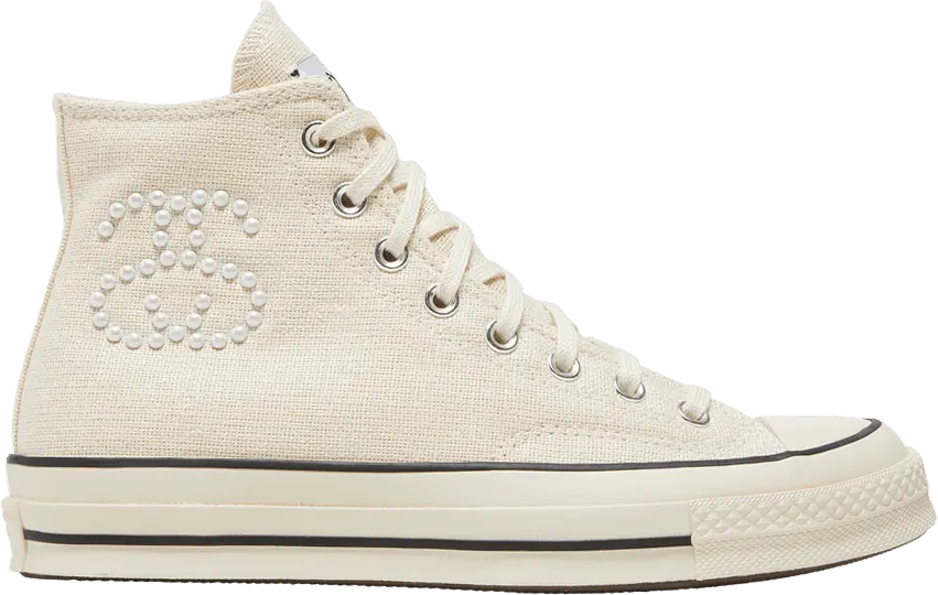  Converse Chuck Taylor All Star 70 Hi Stussy Fossil Pearl