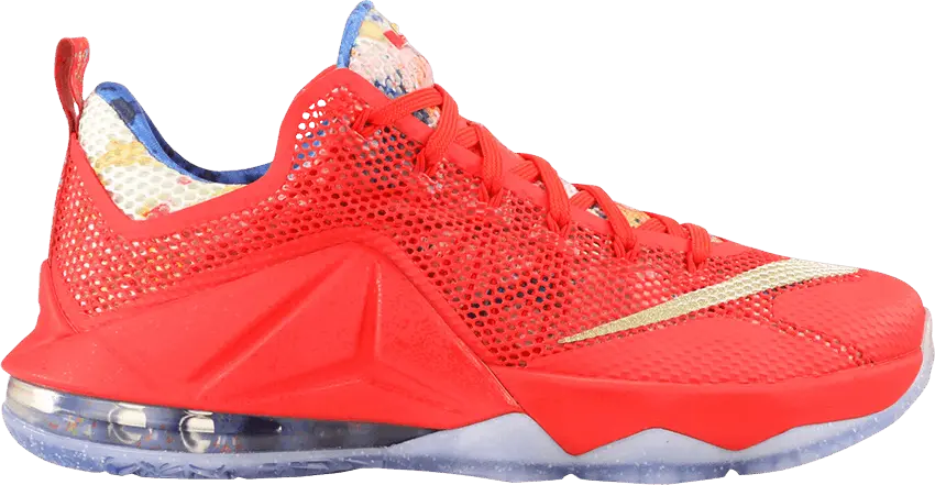  Nike Lebron 12 Low &#039;Train Wreck&#039; Sample