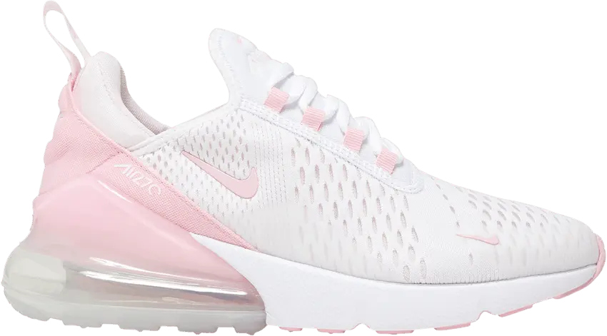  Nike Air Max 270 White Soft Pink (Women&#039;s)