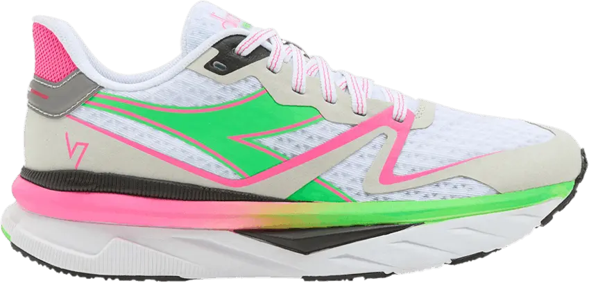  Diadora Wmns Atomo V7000 &#039;White Green Pink&#039;