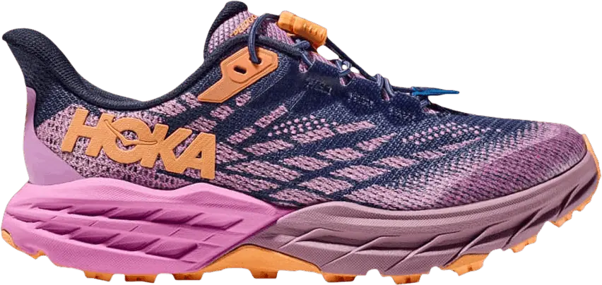  Hoka One One Speedgoat 5 Kids &#039;Bellwether Blue Cyclamen&#039;