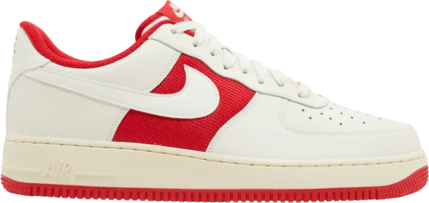  Nike Air Force 1 Low &#039;07 LV8 Athletic Department Sail University Red
