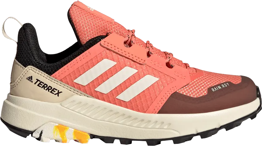 Adidas Terrex Trailmaker Rain.RDY J &#039;Coral Fusion Wonder White&#039;