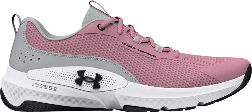  Under Armour Wmns Charged Dynamic Select &#039;Pink Elixir Halo Grey&#039;