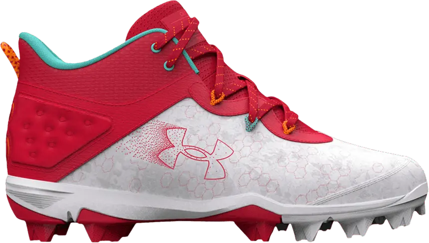  Under Armour Harper 8 Mid RM &#039;Red White&#039;