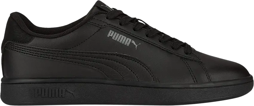  Puma Smash 3.0 Leather Big Kid &#039;Black Shadow Grey&#039;