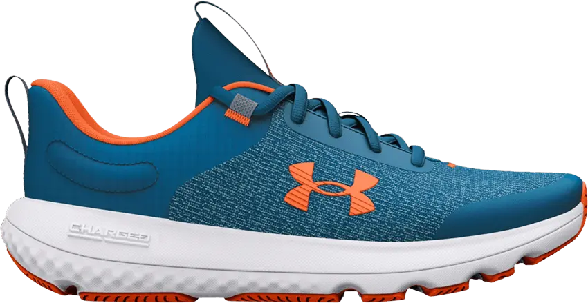  Under Armour Charged Revitalize GS &#039;Cosmic Blue Orange Blast&#039;