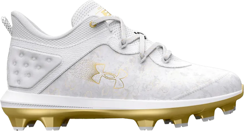 Under Armour Harper 8 TPU GS &#039;White Metallic Gold&#039;