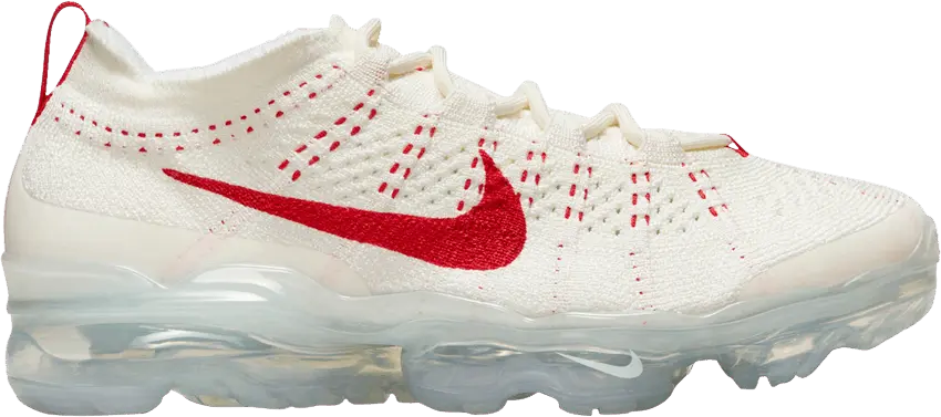  Nike Wmns Air VaporMax 2023 Flyknit &#039;Sail Track Red&#039;