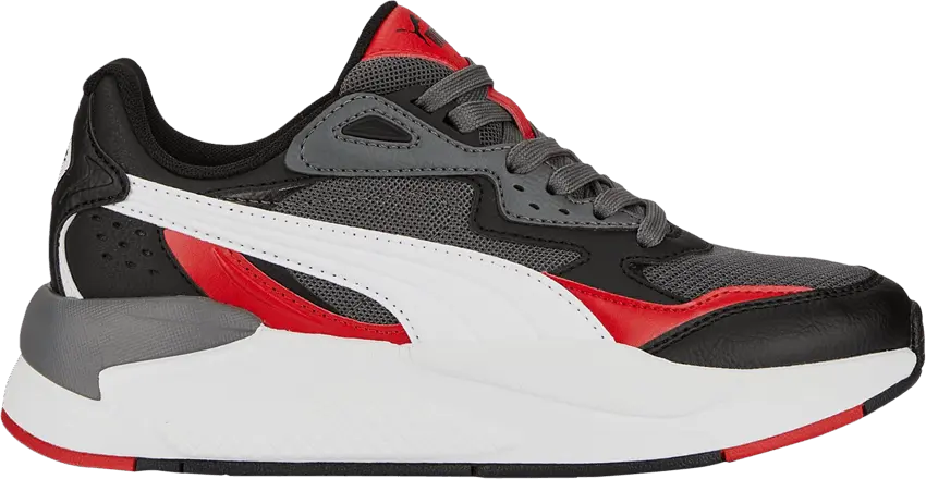  Puma X-Ray Speed Big Kid &#039;Cool Dark Grey Red&#039;