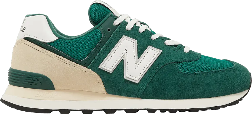  New Balance 574 Green White Green