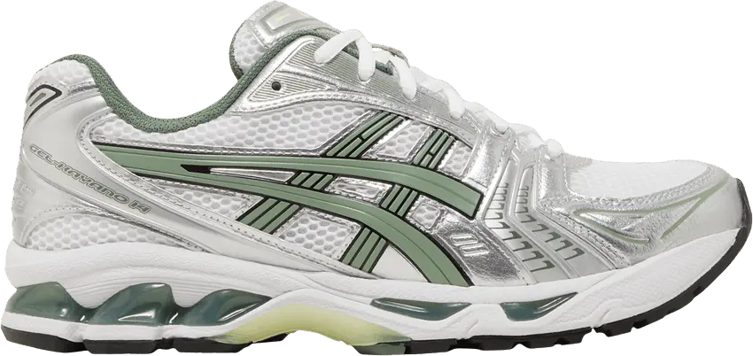  Asics ASICS Gel-Kayano 14 White Pure Silver Slate Grey Sage