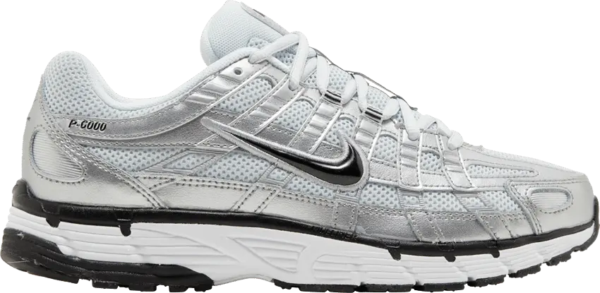  Nike P-6000 Metallic Silver Pure Platinum (Women&#039;s)