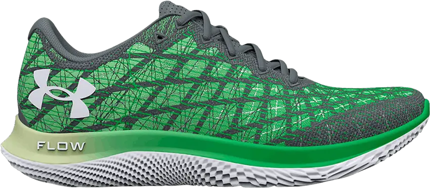 Under Armour Flow Velociti Wind 2 &#039;Pitch Grey Phosphor Green&#039;