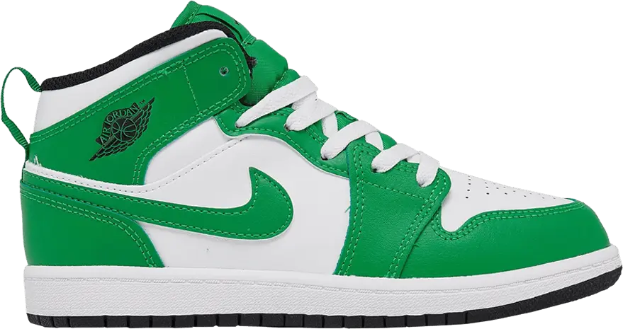  Jordan 1 Mid Lucky Green (PS)