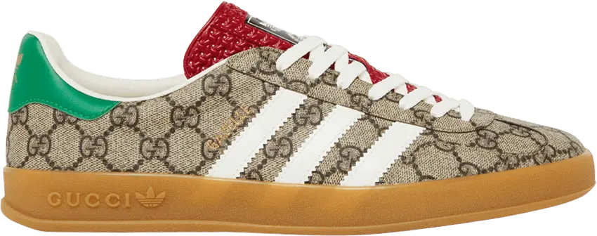  Adidas adidas x Gucci Gazelle Beige GG Monogram