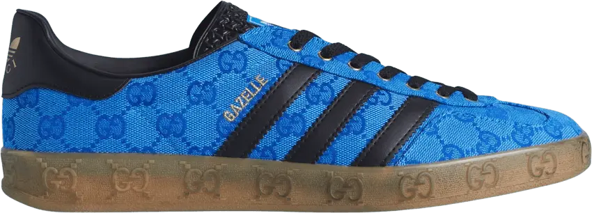  Adidas adidas x Gucci Gazelle Blue GG Monogram