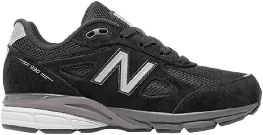  New Balance 990v4 Kid &#039;Black Silver&#039; 2016