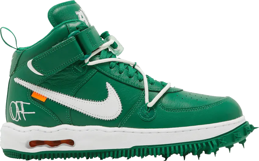  Nike Air Force 1 Mid Off-White Pine Green