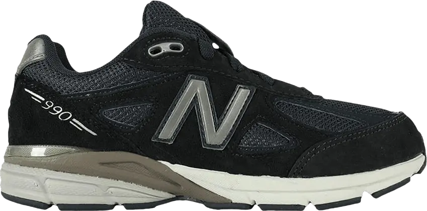  New Balance 990v4 Little Kid &#039;Navy Silver&#039; 2016