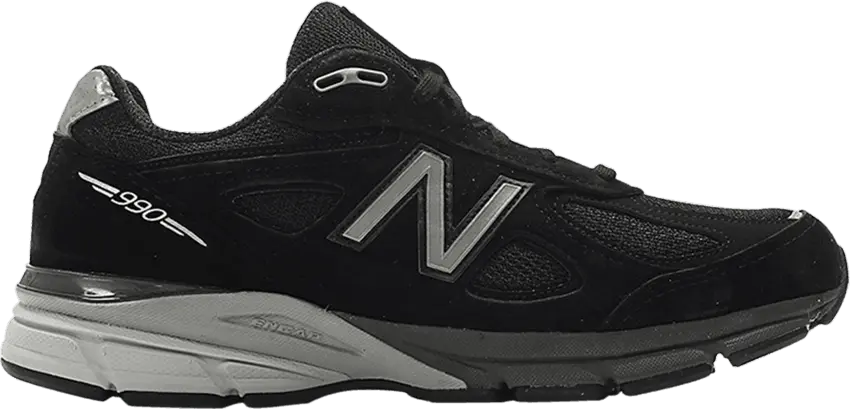  New Balance 990v4 Made in USA Wide &#039;Black Silver&#039; 2016