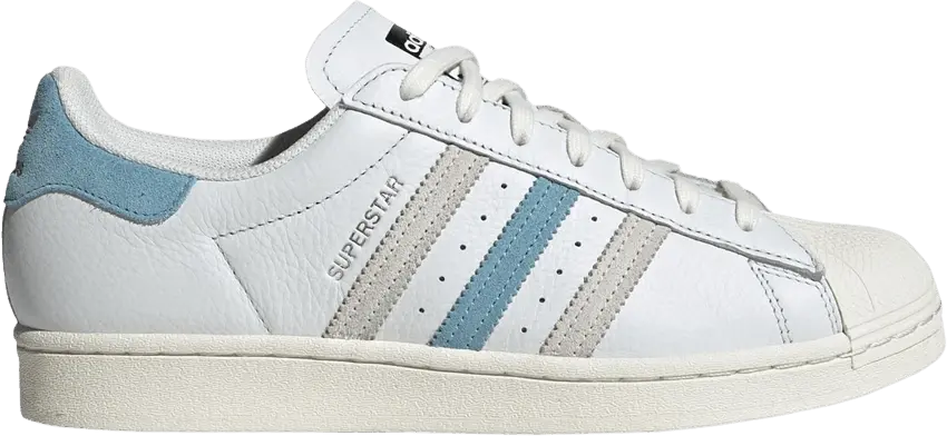  Adidas Superstar &#039;Cream White Preloved Blue&#039;